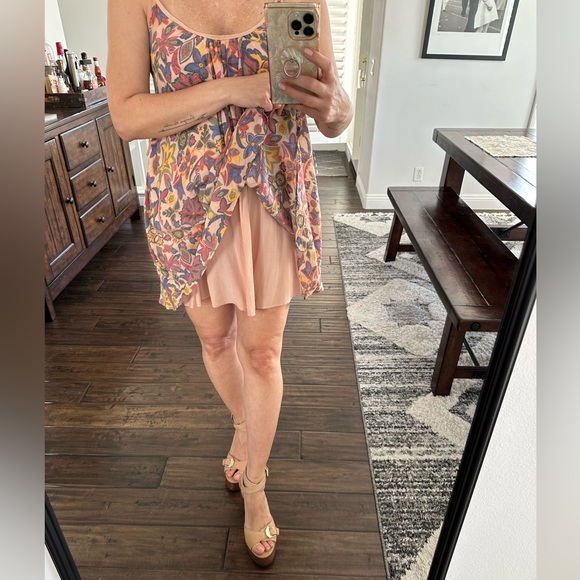 Kimchi Blue by Urban Outfitters Bohemian Mini Floral Dress Size Medium - Picture 3 of 9